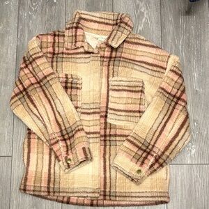 Billabong women’s Fleece Plaid Shirt